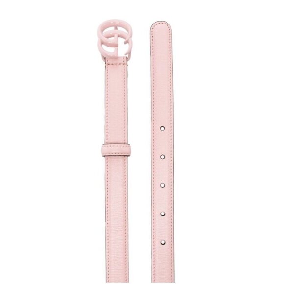 NEW GUCCI BELT Pink Marmont GG Leather 409417 Sz 100 Cm 40 In - Picture 2 of 7